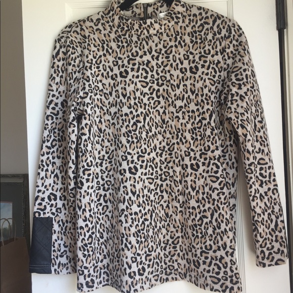 Tyler Boe Leopard Top - Picture 1 of 1